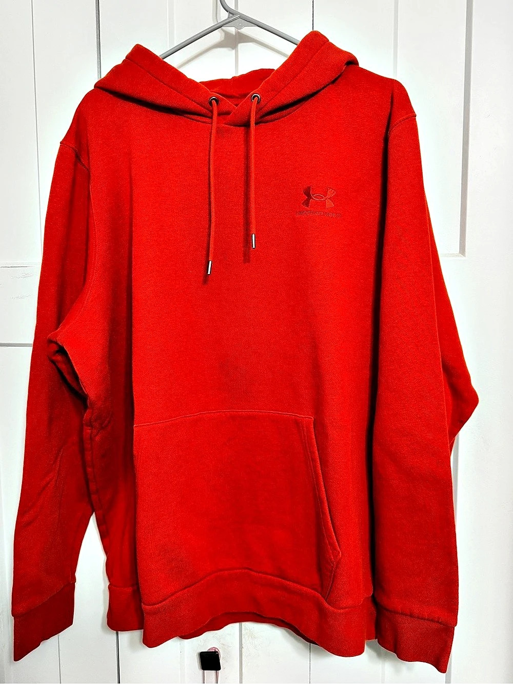 Under Armour Rival Fleece Hoodie Men's Orange Size 2XL